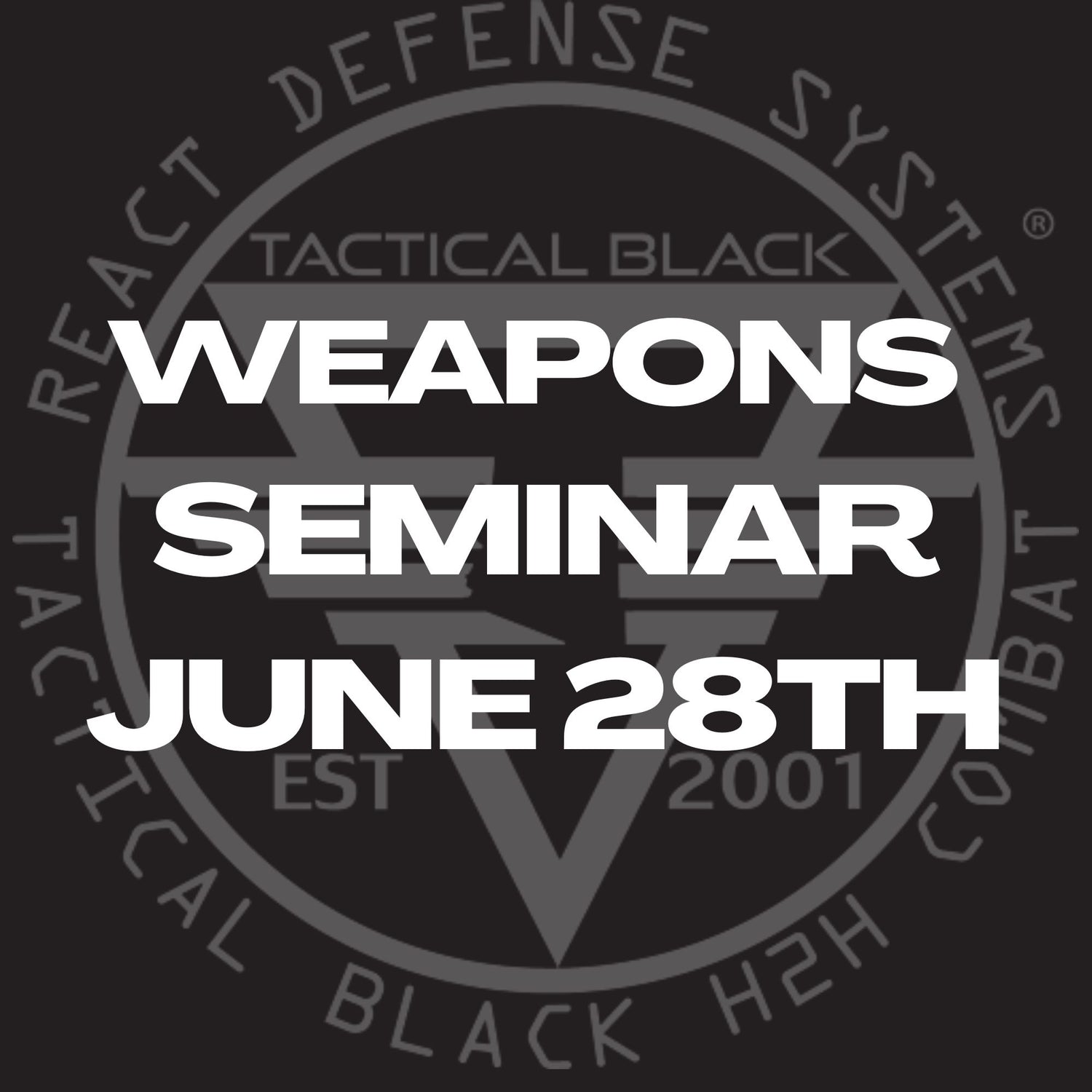 Weapons Seminar